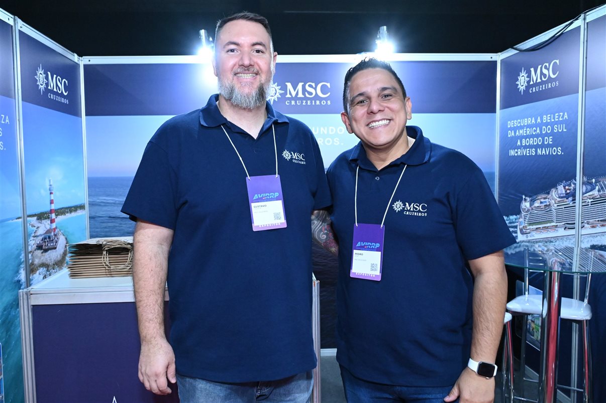 Fernando Hagopian e Gabriel Gomes, da South African Airways 