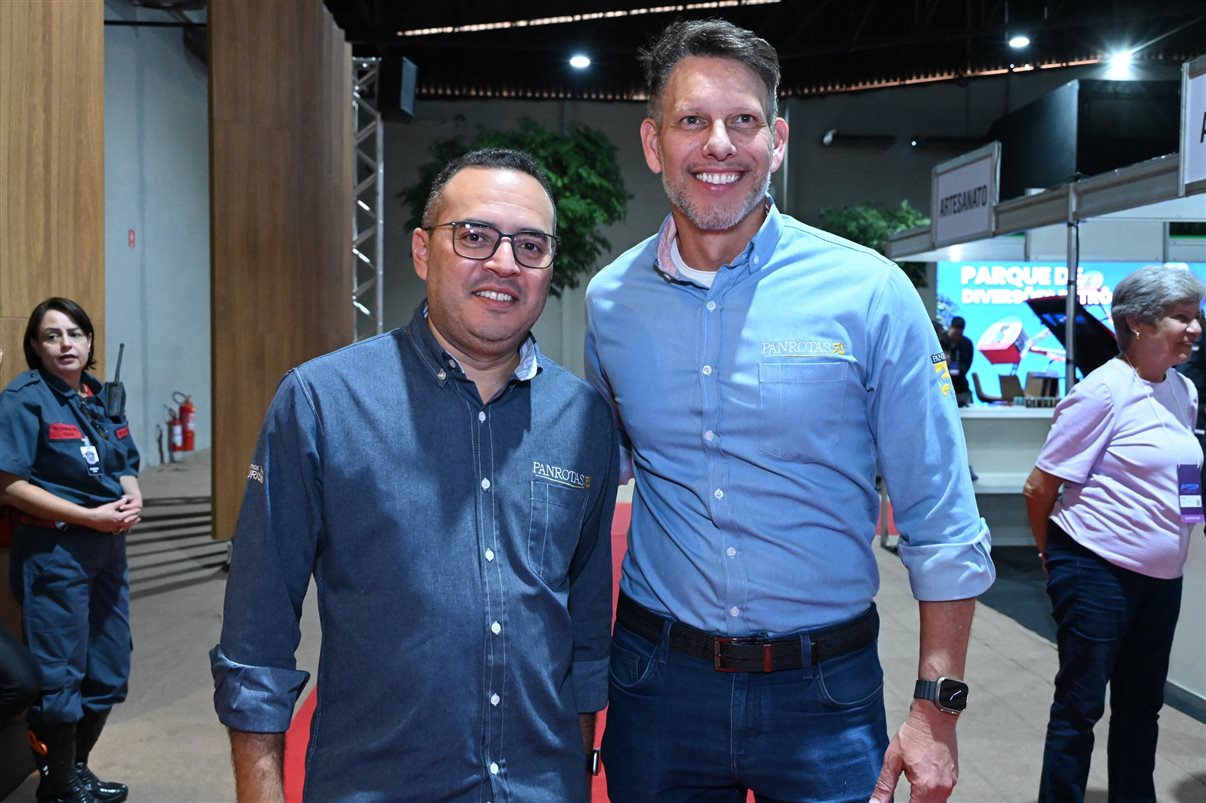 Fernando Hagopian e Gabriel Gomes, da South African Airways 