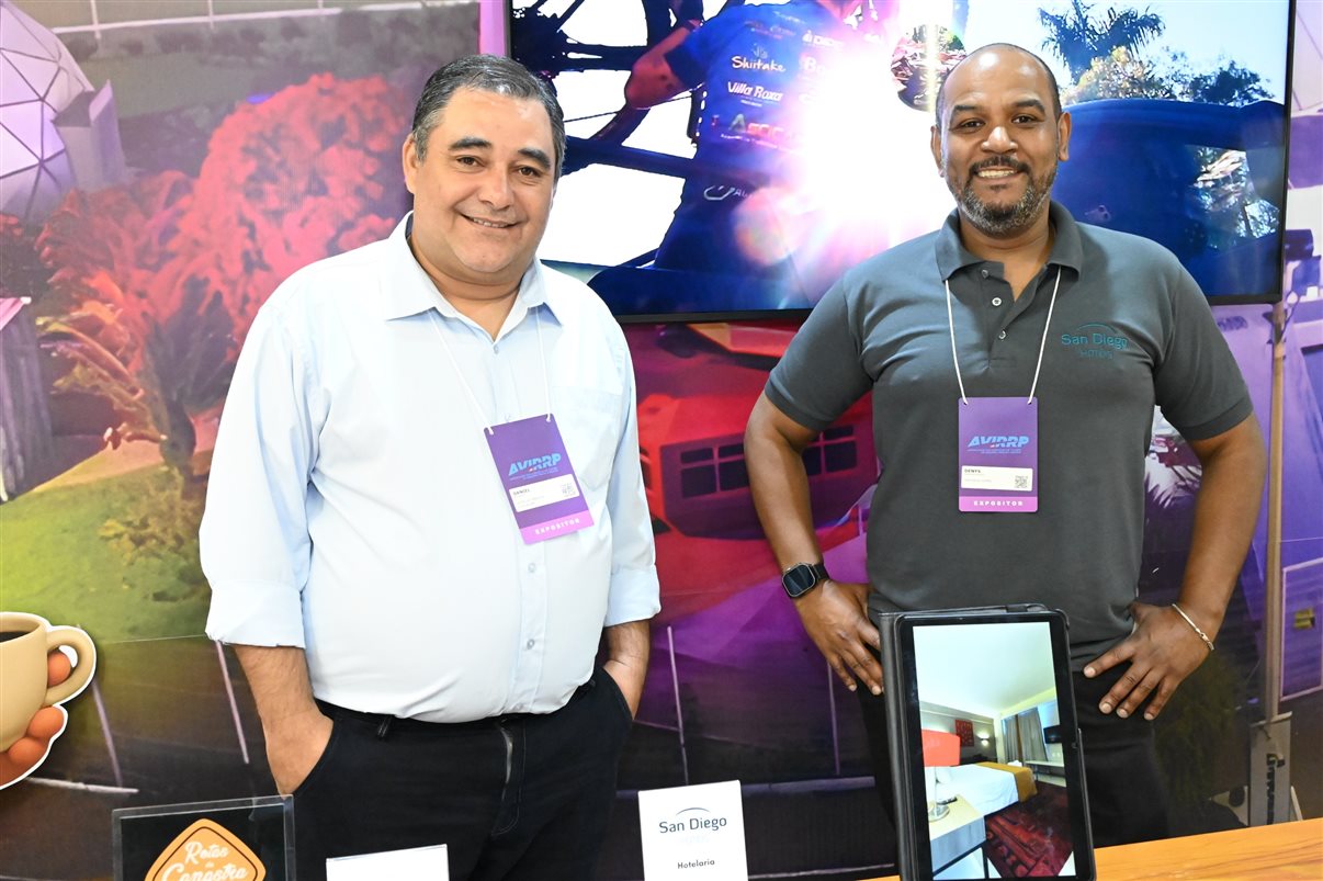 Fernando Hagopian e Gabriel Gomes, da South African Airways 