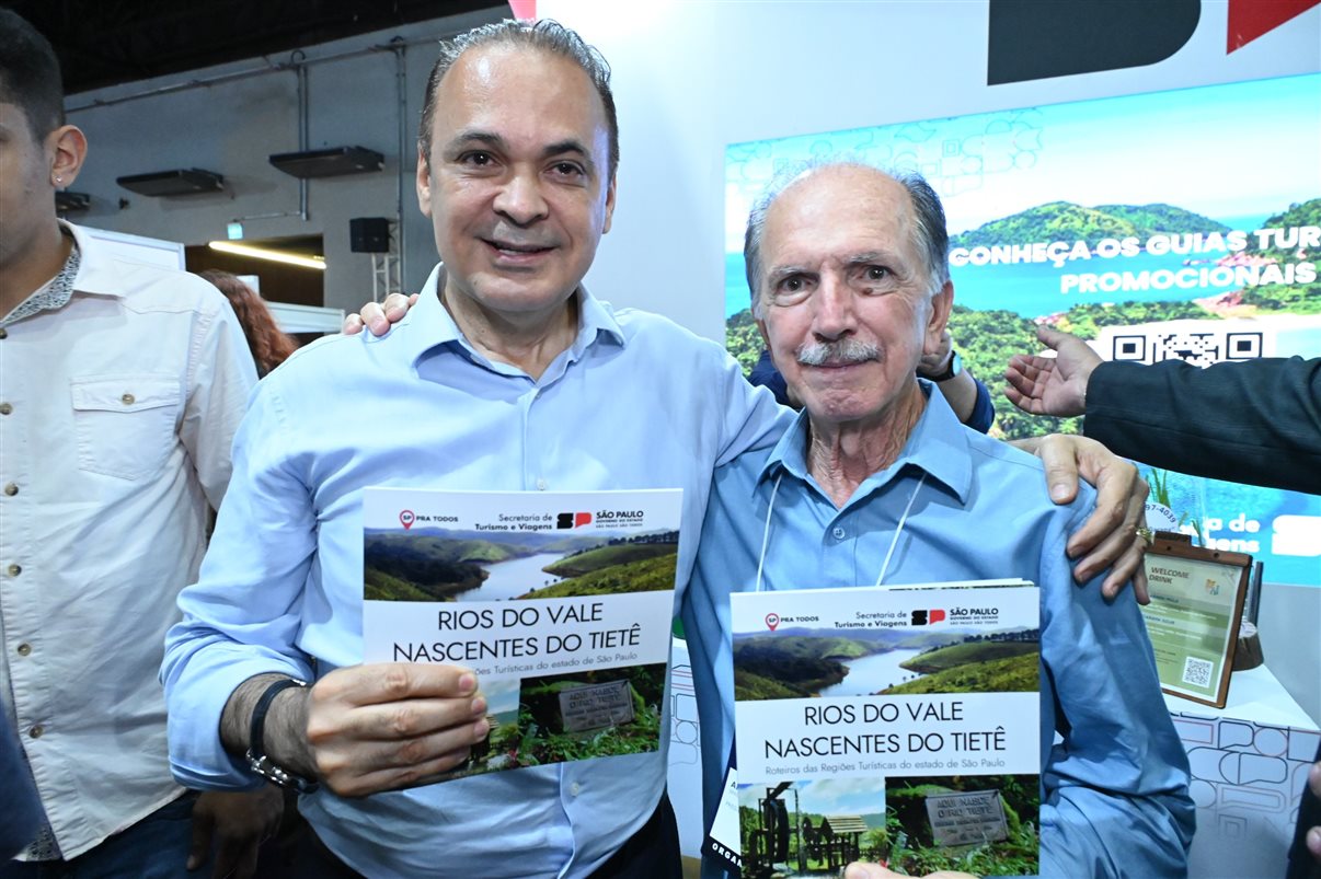 Fernando Hagopian e Gabriel Gomes, da South African Airways 