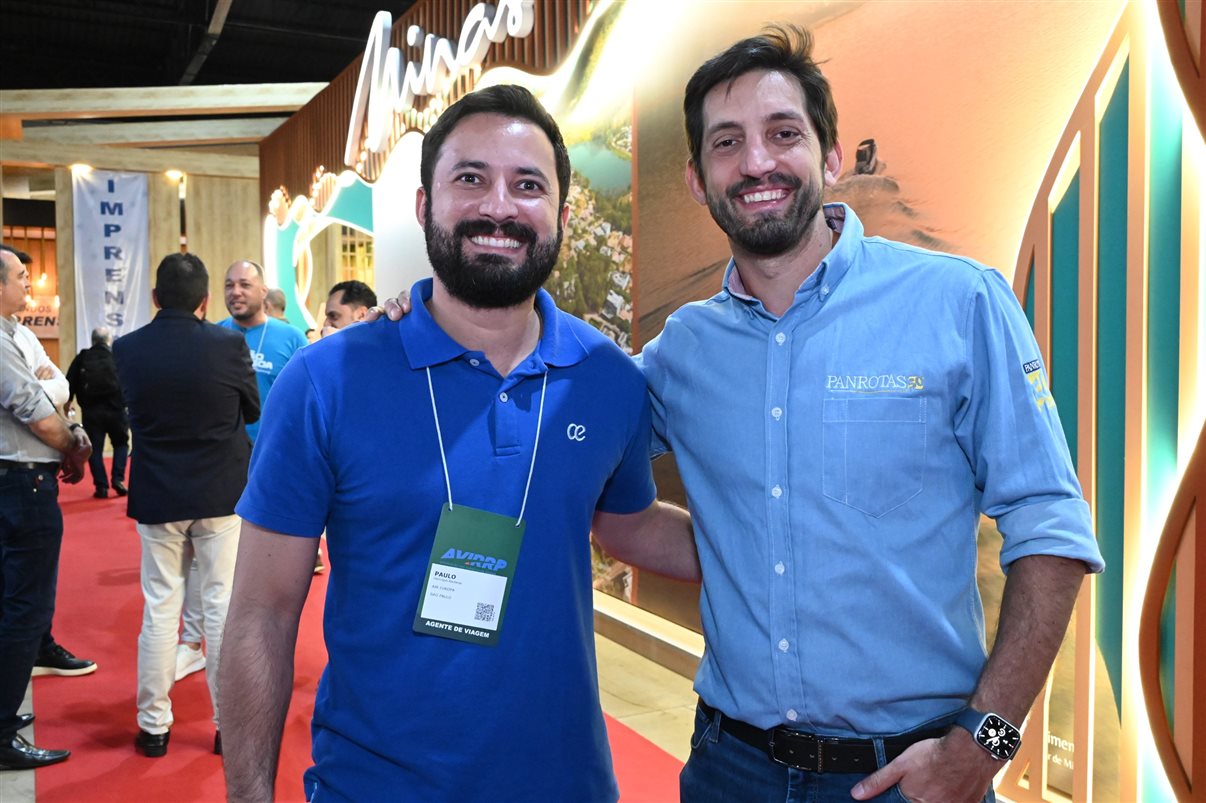 Fernando Hagopian e Gabriel Gomes, da South African Airways 