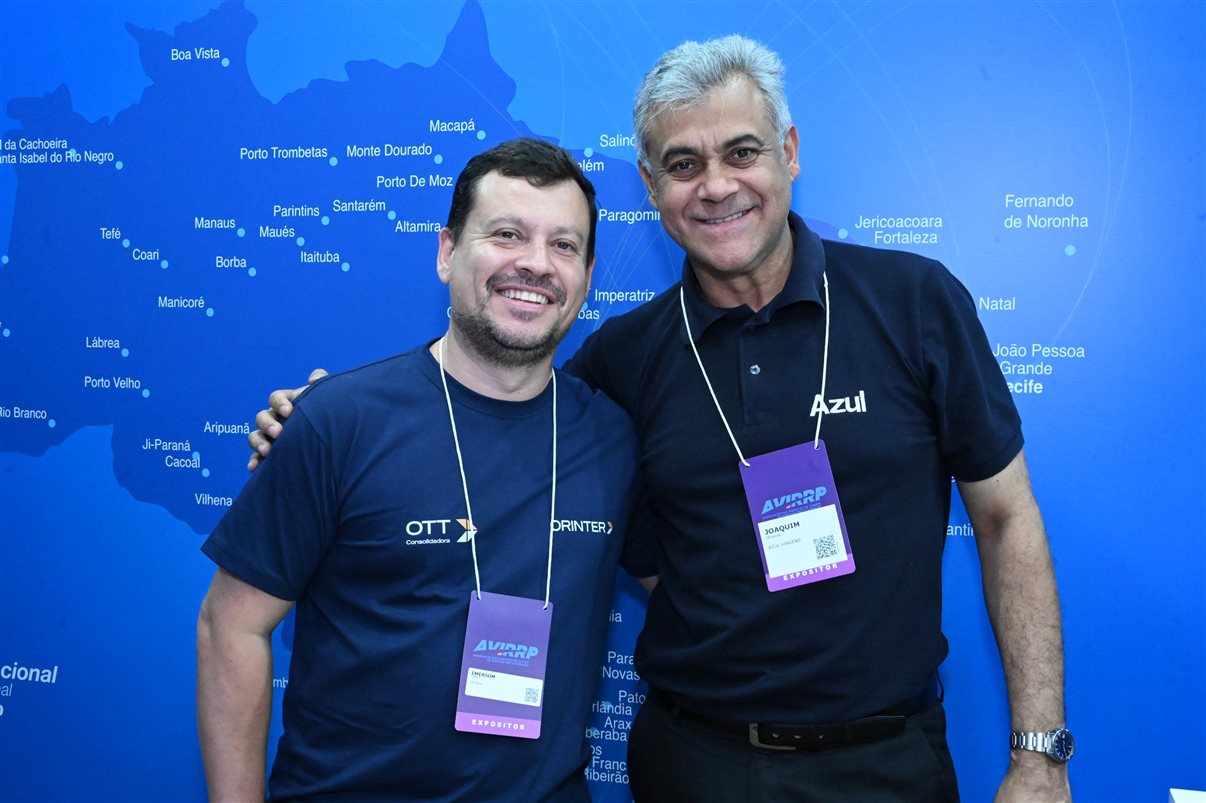 Fernando Hagopian e Gabriel Gomes, da South African Airways 