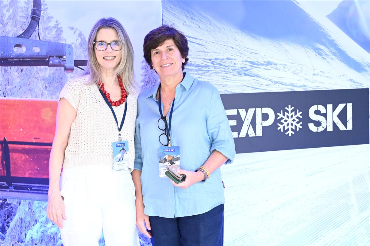 Stella Bovino, da Landscape, e Adriana Boischio, da ExpoSKI