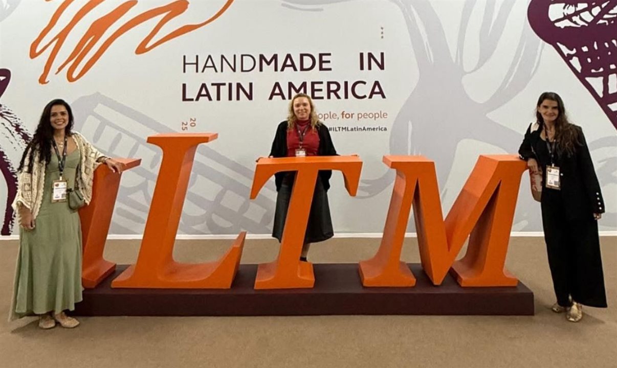 Solange com Marryer e Débora na ILTM Latin America