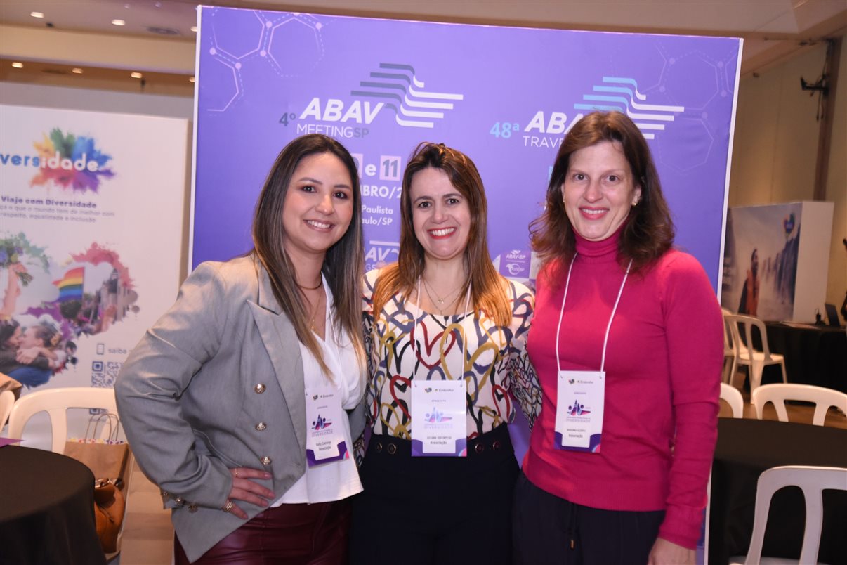 Alexis Andrades, Marcela Pereira e Francisco Azevedo, da Accor