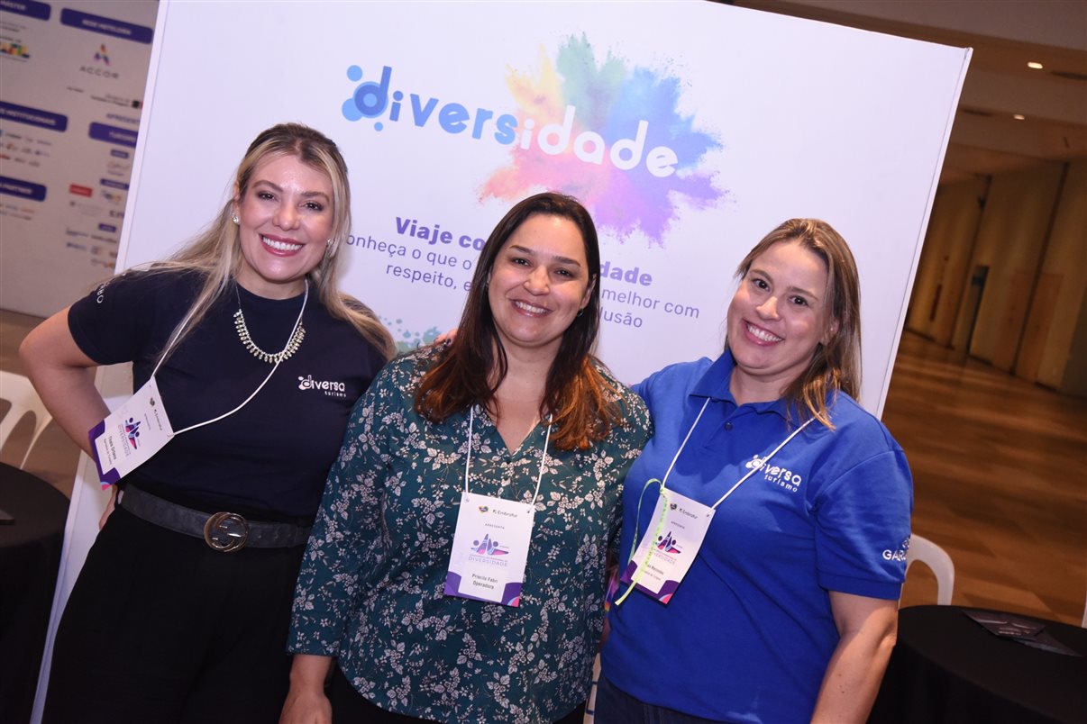 Alexis Andrades, Marcela Pereira e Francisco Azevedo, da Accor