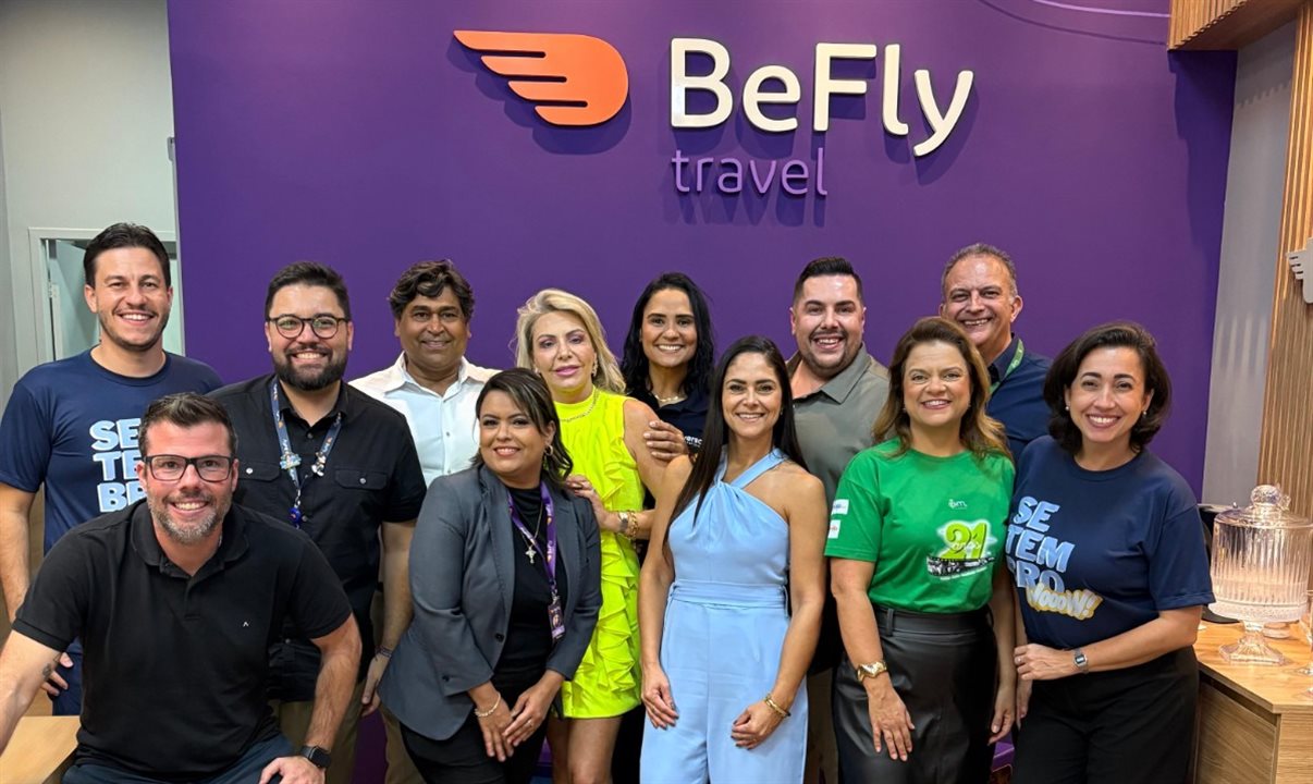 Equipe da nova loja da BeFly Travel em Belo Horizonte