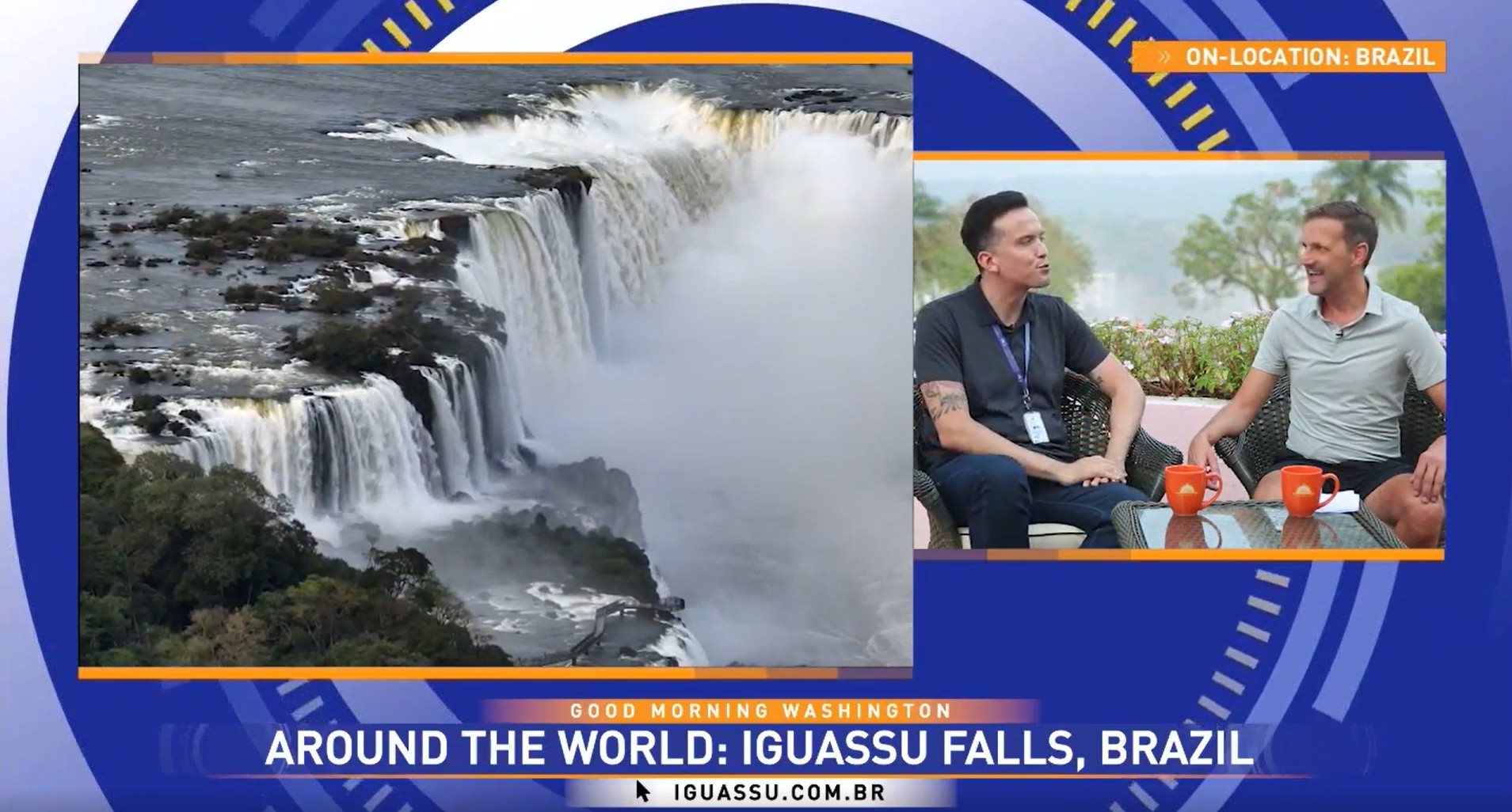 Foz do Iguaçu no Good Morning Washington