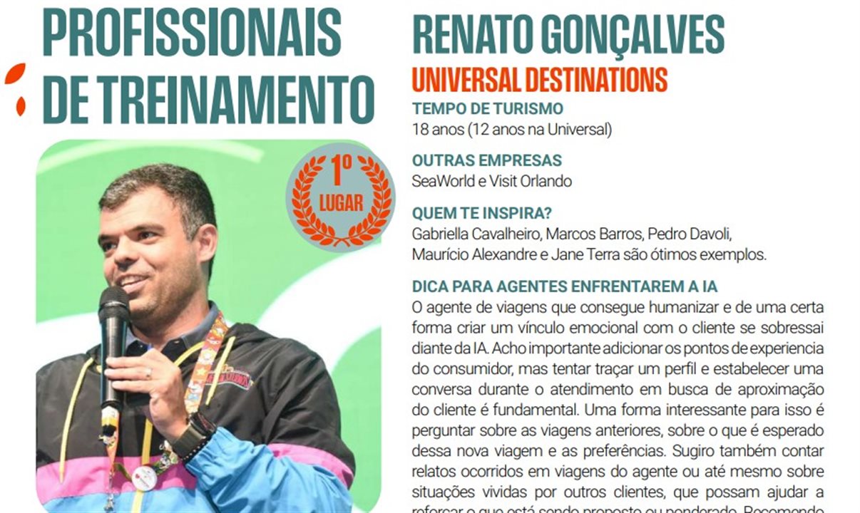 Renato Gonçalves foi a única unanimidade nesta edição de Melhores Promotores