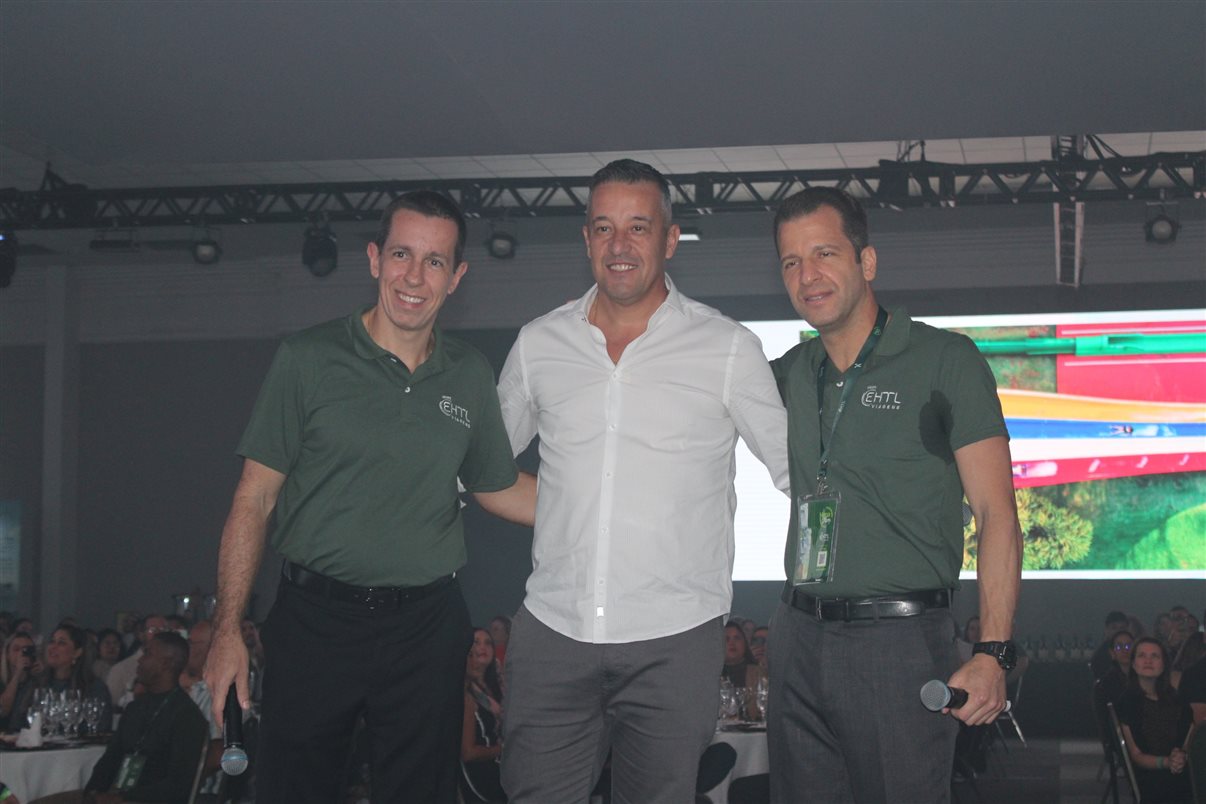 Rogério, Afonso e Flávio Louro, da EHTL