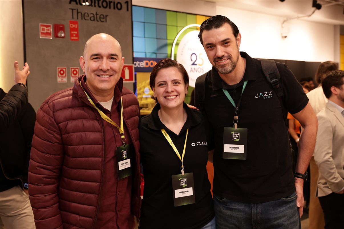 Heber Garrido, da HOG MKT, Claiton Armelin, da CPan Turismo, Walter Teixeira, da TXC, e Edmar Bull, da Abav-SP | Aviesp