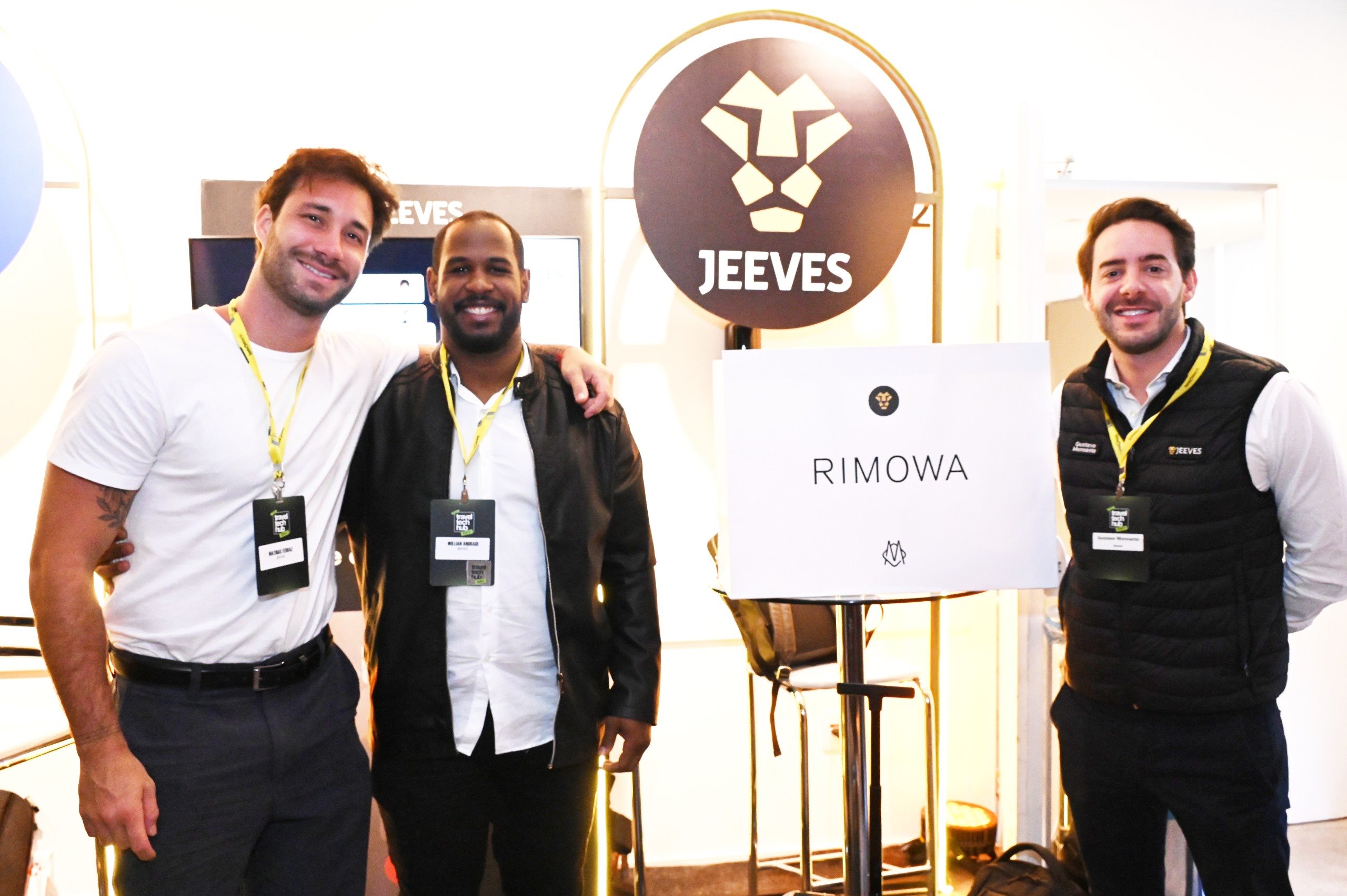 Mathias Ferraz, Willian Andrade e Gustavo Monsanto, da Jeeves