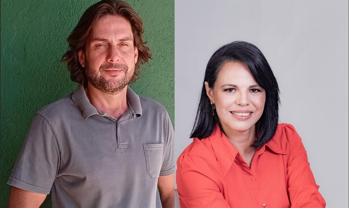 Leandro Mata e Marcília Santiago