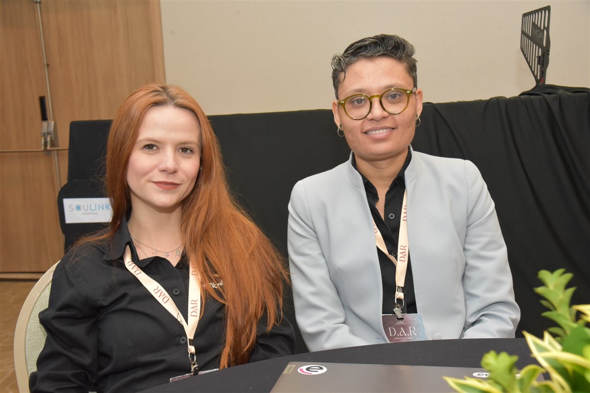 Kyria Juliana Darsaclis, da Darsaclis Turismo, Marcelle Garrido e Marcelle Rangel, da Maga Roteiros