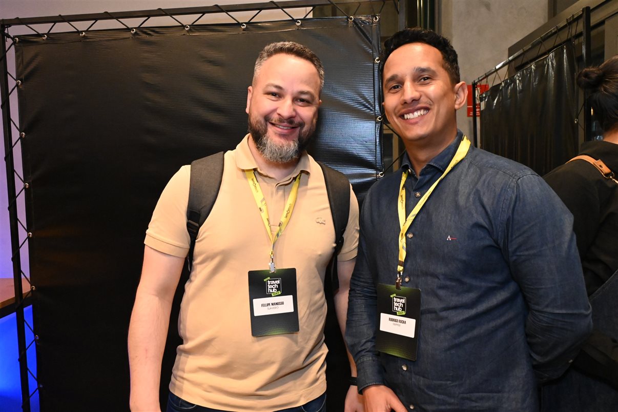 Bruno Heleno, da Trend, entre Alexandre Cordeiro, do Travel Tech Hub, e José Guilherme Alcorta, da PANROTAS