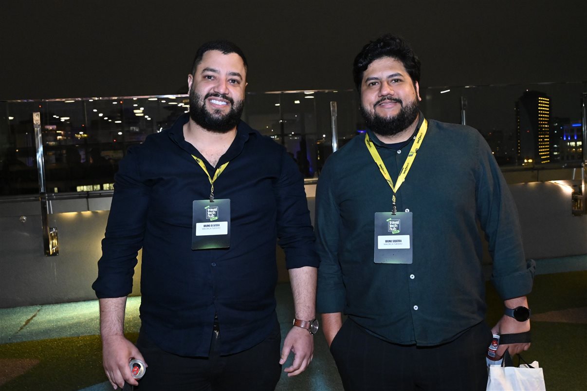 Bruno Heleno, da Trend, entre Alexandre Cordeiro, do Travel Tech Hub, e José Guilherme Alcorta, da PANROTAS