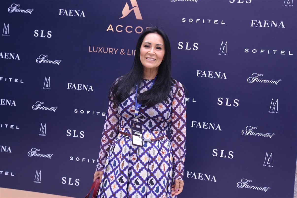 Carolina Hurtado, do SLS Barcelona, Maria Eugênia Pagano e Júlia Vieira, da Matueté, Danielle Andreazzi, da Accor, Yin Bustamante, do Sofitel Baru Casablanca Beach Resort, Mariana Dib, da Matueté, e Carolina Cabral, do Fairmont Rio de Janeiro Copacabana