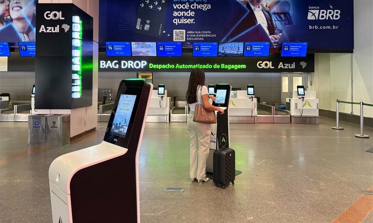 Terminal brasiliense ganha mais oito máquinas de Self Bag Drop 
