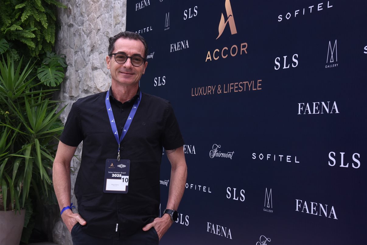 Carolina Hurtado, do SLS Barcelona, Maria Eugênia Pagano e Júlia Vieira, da Matueté, Danielle Andreazzi, da Accor, Yin Bustamante, do Sofitel Baru Casablanca Beach Resort, Mariana Dib, da Matueté, e Carolina Cabral, do Fairmont Rio de Janeiro Copacabana