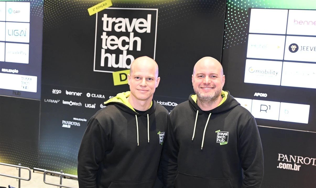 José Guilherme Alcorta e Alexandre Cordeiro, organizadores do Travel Tech Hub Day