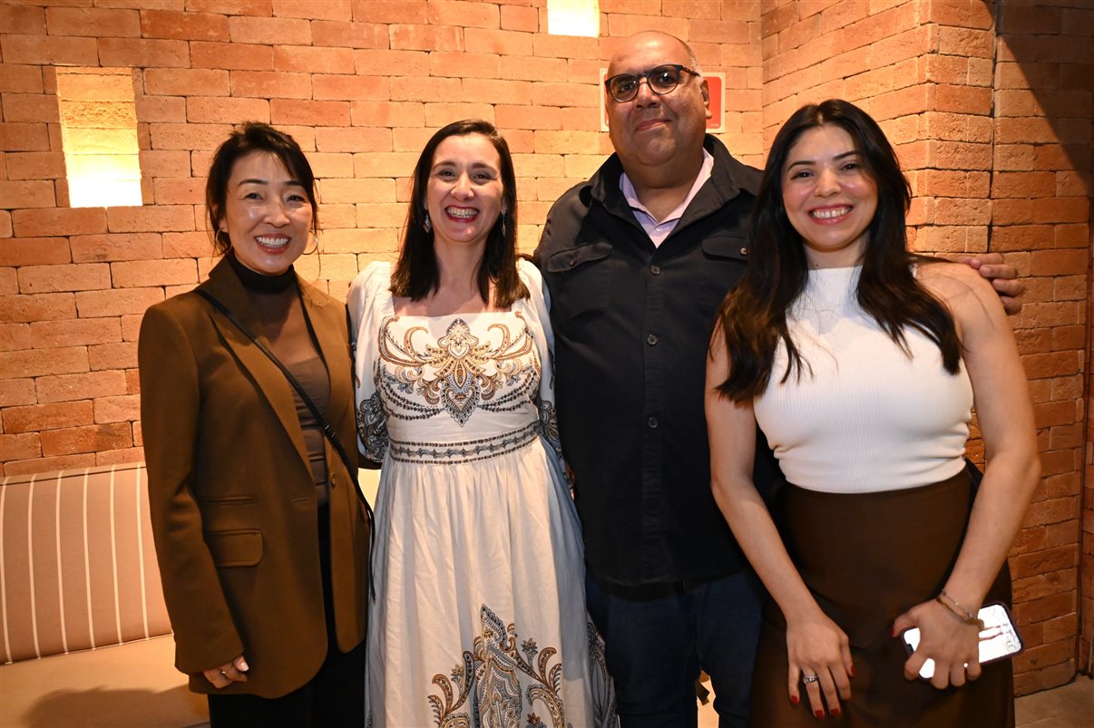 Marta Shinozaki, Audrey Francelino, Jurandir Cabral e Camila Zachetto, da TGK Travel