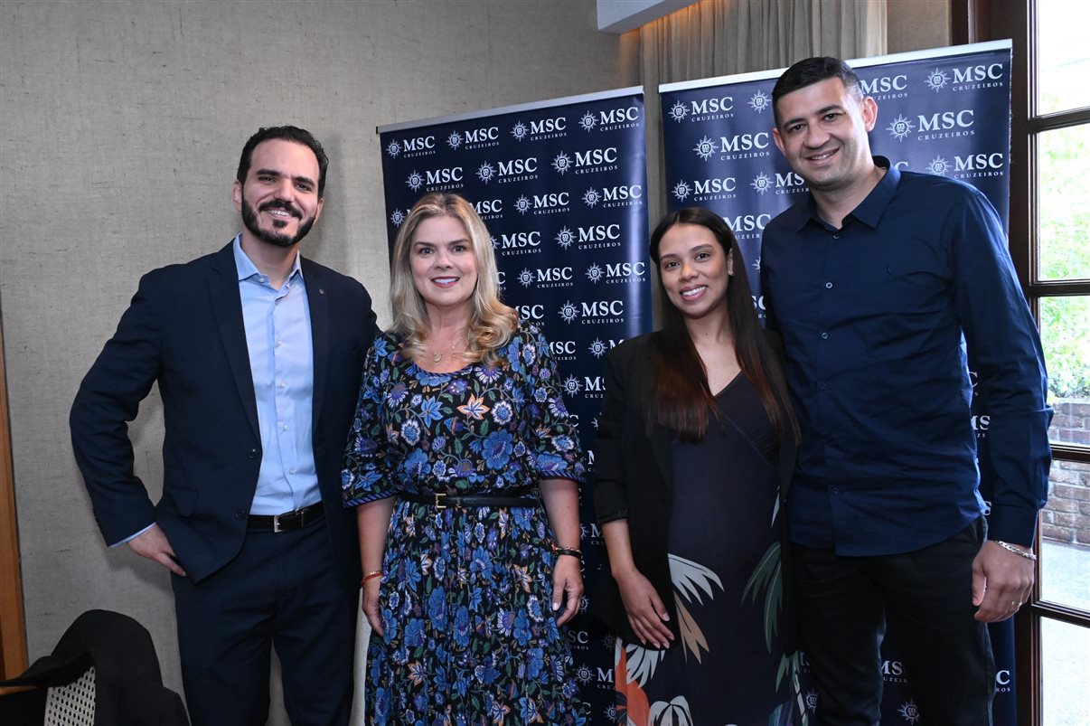 Izabel Miranda, Aurelino Miranda, da Iza Viagens, e Joise Ayres, da Ler's Run  Away
