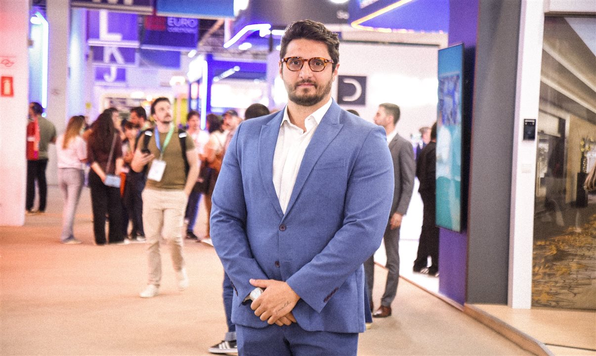 Daniel Pereira, gerente da Equipotel, vive o seu quinto  ano à frente da feira