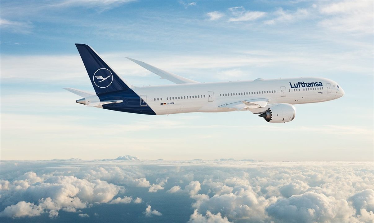 Boeing 787-9 equipado com o Lufthansa Allegris estará em operação na rota Rio de Janeiro–Frankfurt