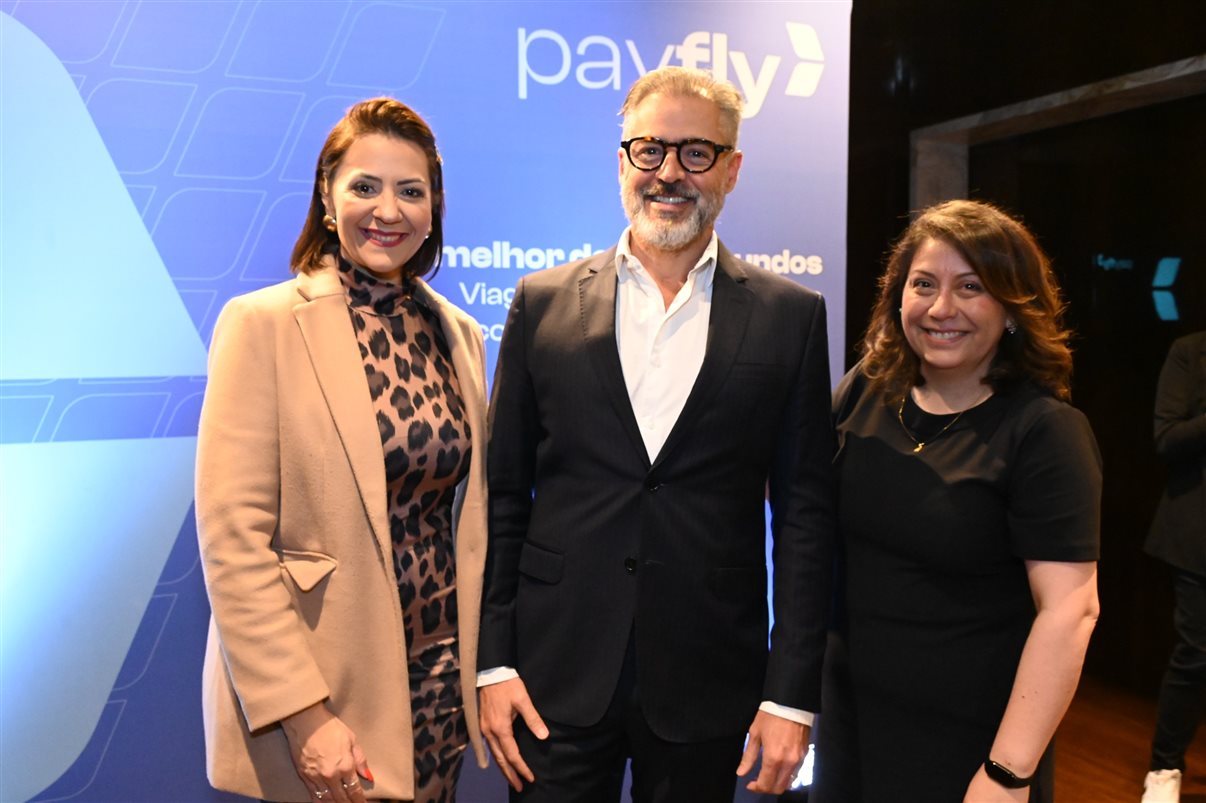 Ana Prado, da Syngenta, Carol Gaete, da Voetur, Jamile Martins, da Braskem, e Denis Neves, da Voetur 