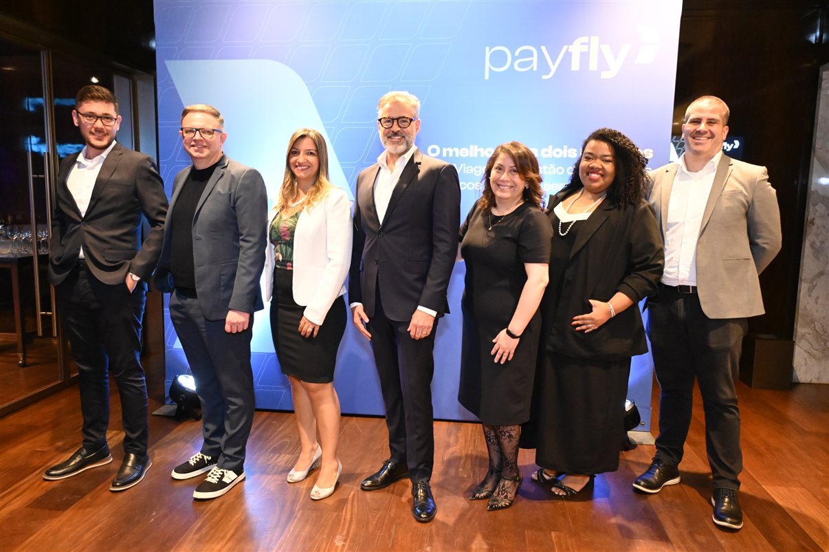 Ana Prado, da Syngenta, Carol Gaete, da Voetur, Jamile Martins, da Braskem, e Denis Neves, da Voetur 