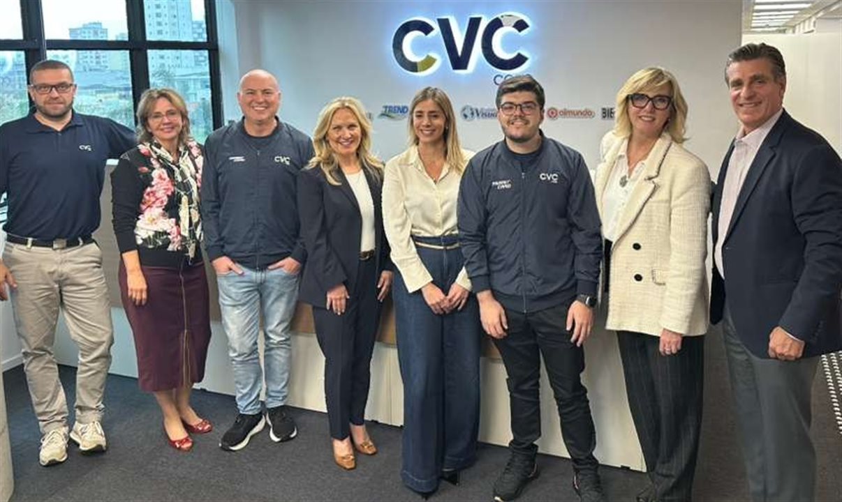 Na CVC Corp, Renato Roberto Silva, Claudia Menezes, Fabio Mader, Casandra Matej, Paula Rorato, Paulo Biondo, Karem Basulto e Patrick Yvars