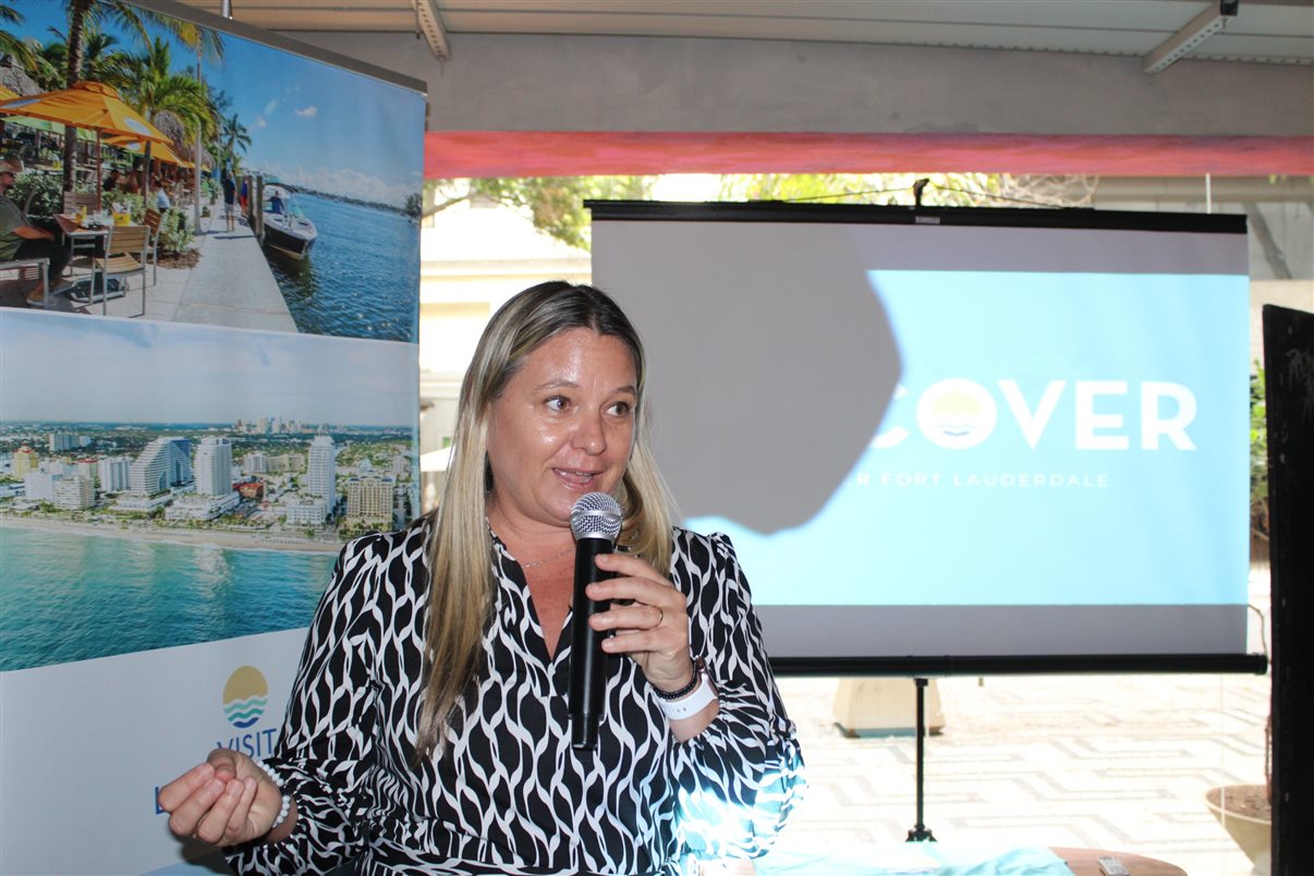 Caitlan Etchevers, Senior Manager Global Trade Development do Visit Lauderdale