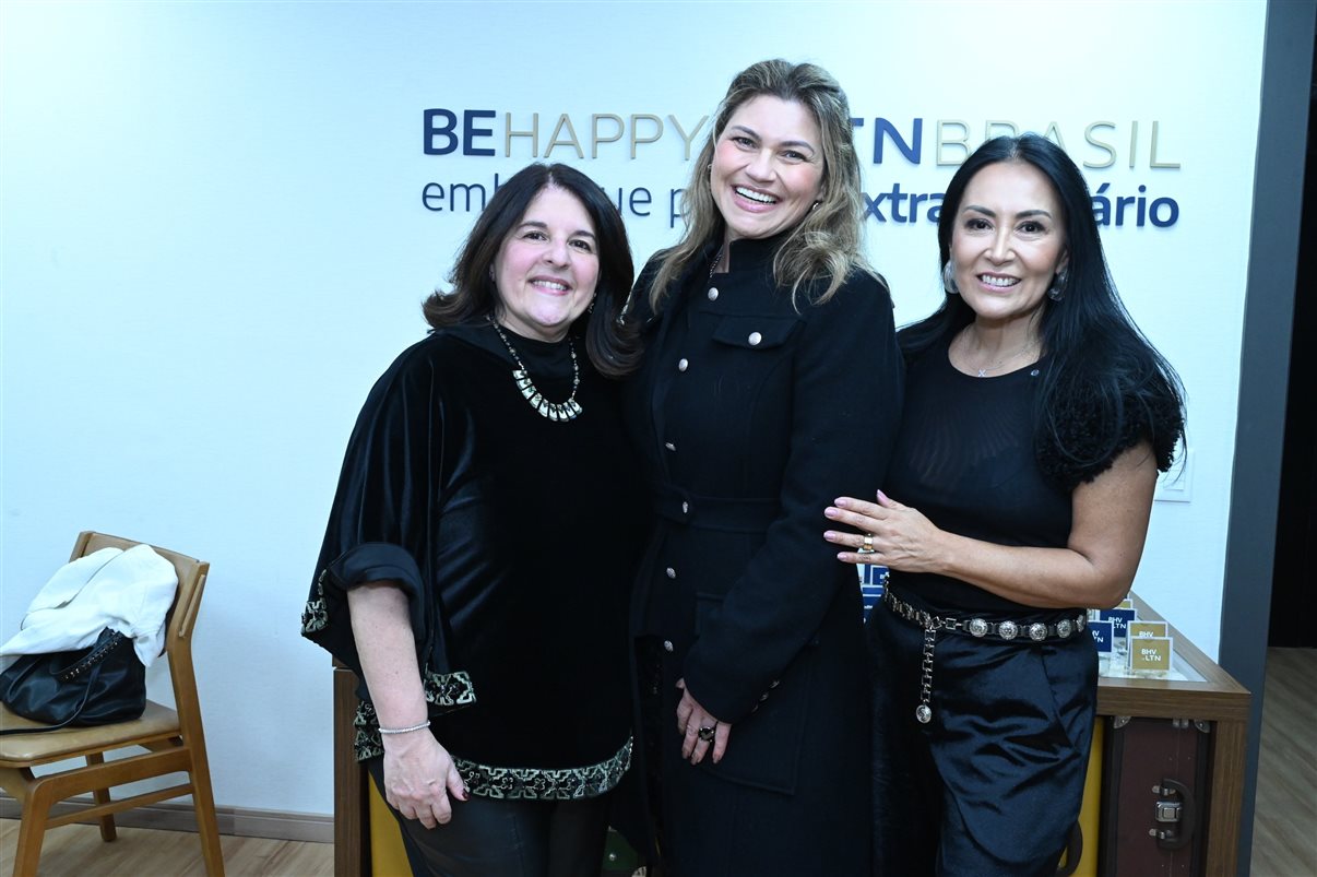 José Guilherme Alcorta, da PANROTAS, e Leonor Bernhoeft, da BeHappy by LTN Brasil