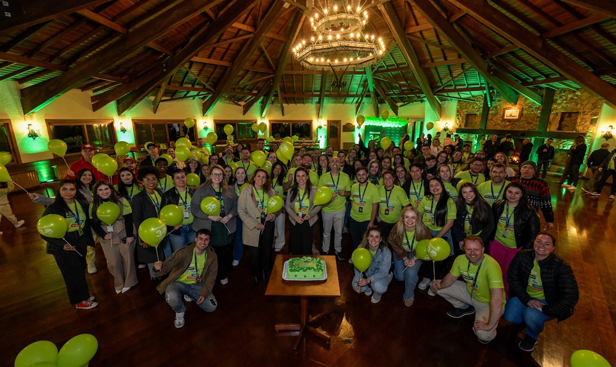 Celebração dos 30 anos com os colaboradores