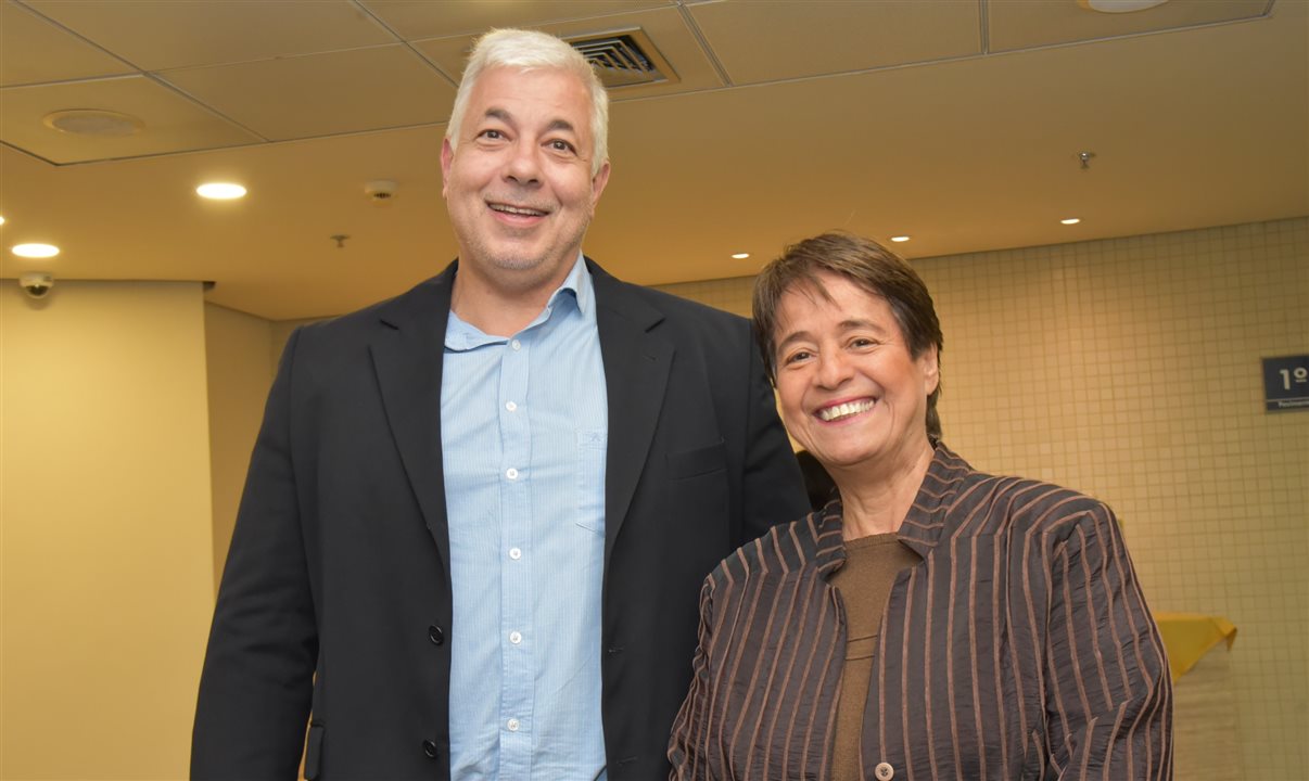 Bruno Matos, da Riotur, e Cristina Fritsch, da Abav-RJ