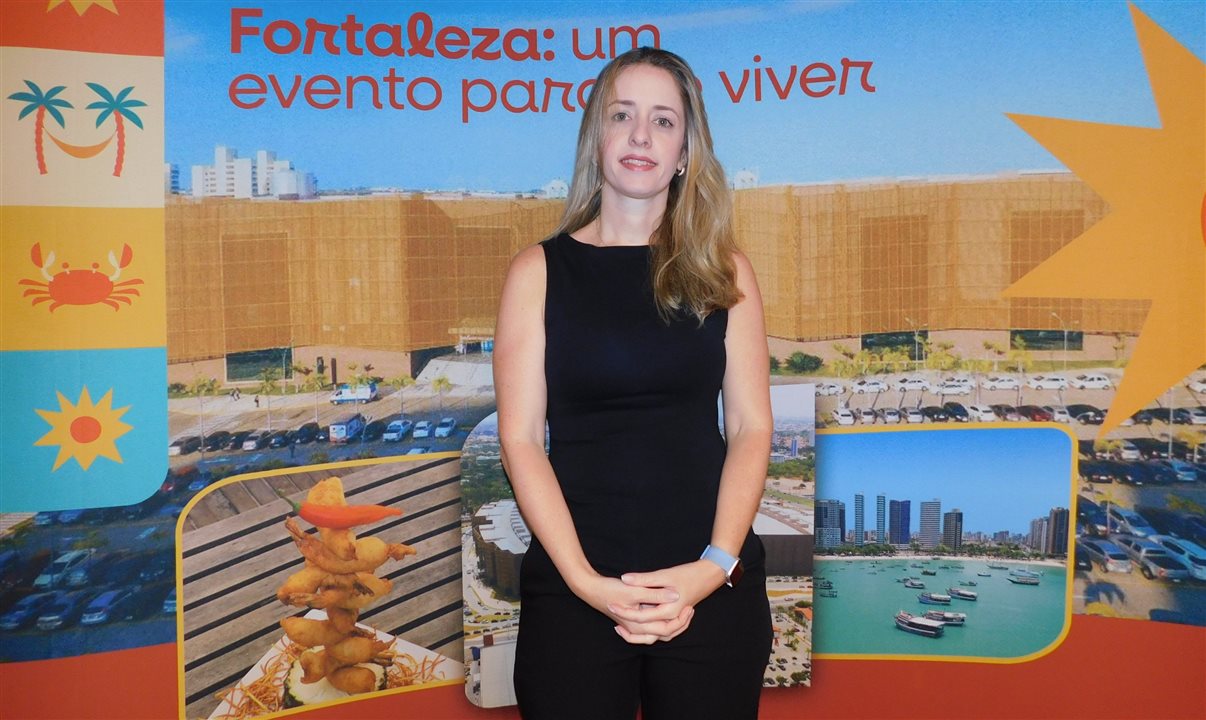 Livia Aguiar, diretora de Eventos da Secretaria de Turismo de Fortaleza