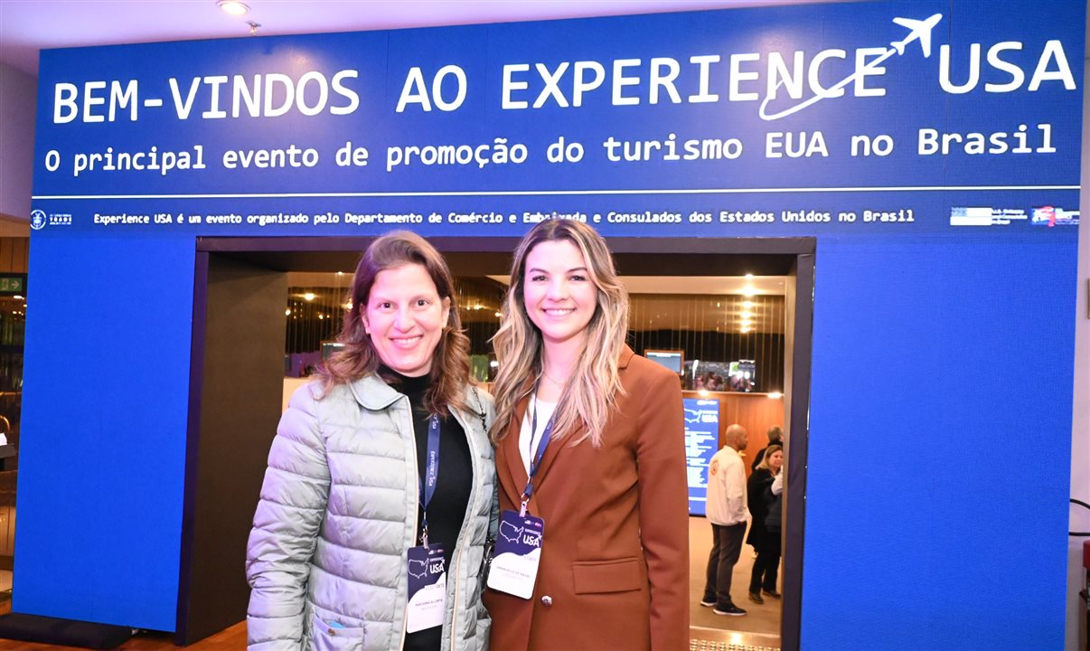Marianna Alcorta, da Abav-SP | Aviesp, e Emanuelle de Nadal Luz, do Consulado dos EUA