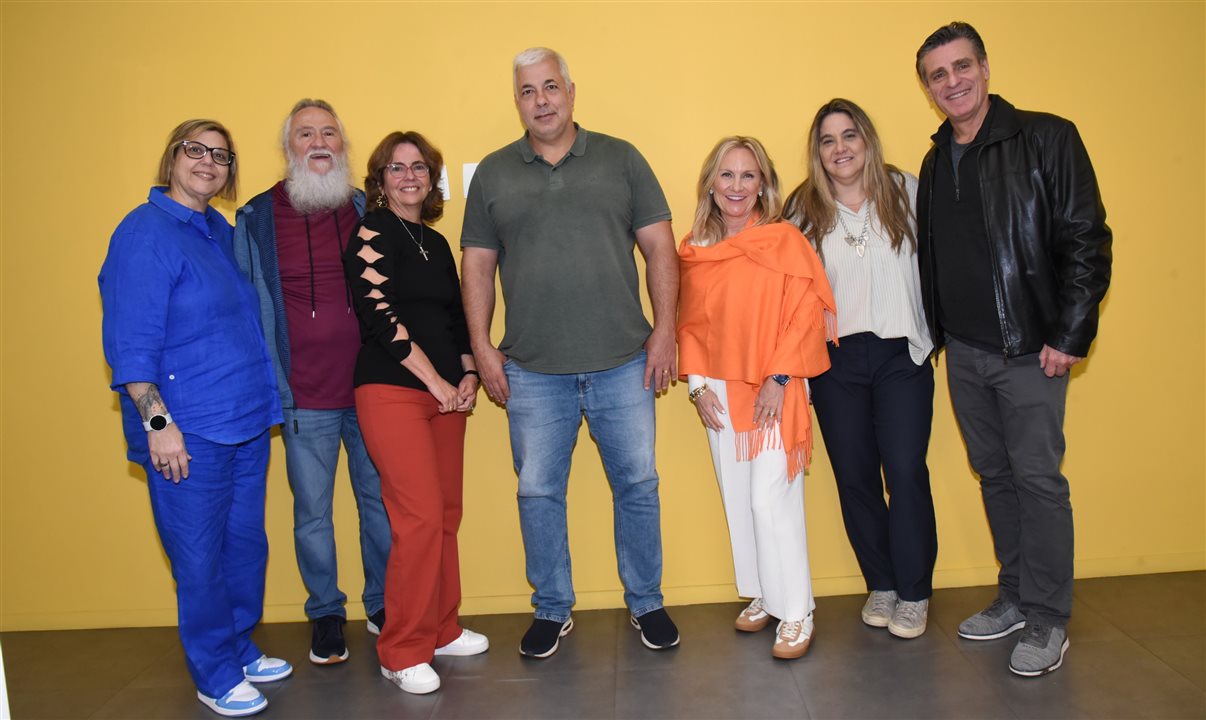 Andrea Magalhães, da Riotur, Fernando Pereira, da GoPegasus, Claudia Menezes, da GoPegasus, Bruno Matos, da Riotur, Casandra Matej, do Visit Orlando, Fabiana Messi, da Riotur, e Patrick Yvars, do Visit Orlando