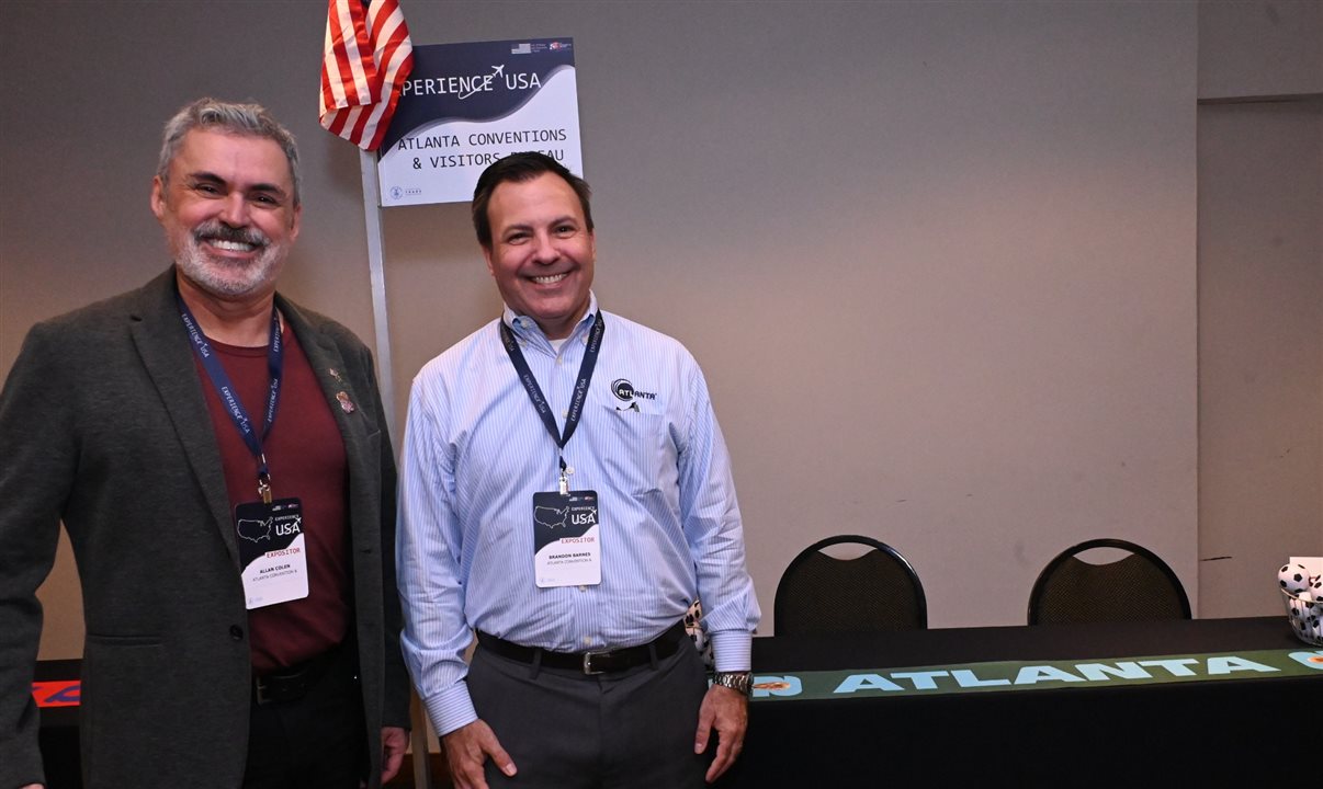 Allan Colen e Brandon Barnes, do Atlanta CVB