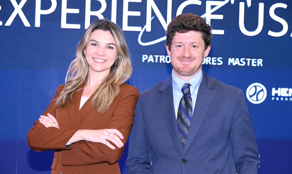 Emanuelle de Nadal Luz e Nathan Traurig, do Consulado dos EUA
