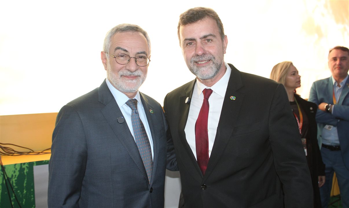 Marcelo Freixo com o Embaixador do Brasil na Argentina, Julio Bitelli