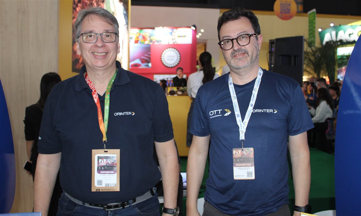 Ricardo Lindington e Marcos Gottlieb, da Orinter