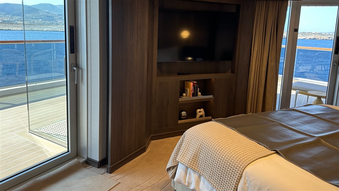 Uma das suítes do Explora I