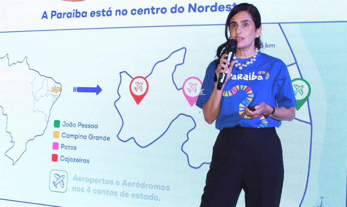 Cláudia Desan apresentou os atrativos do Estado