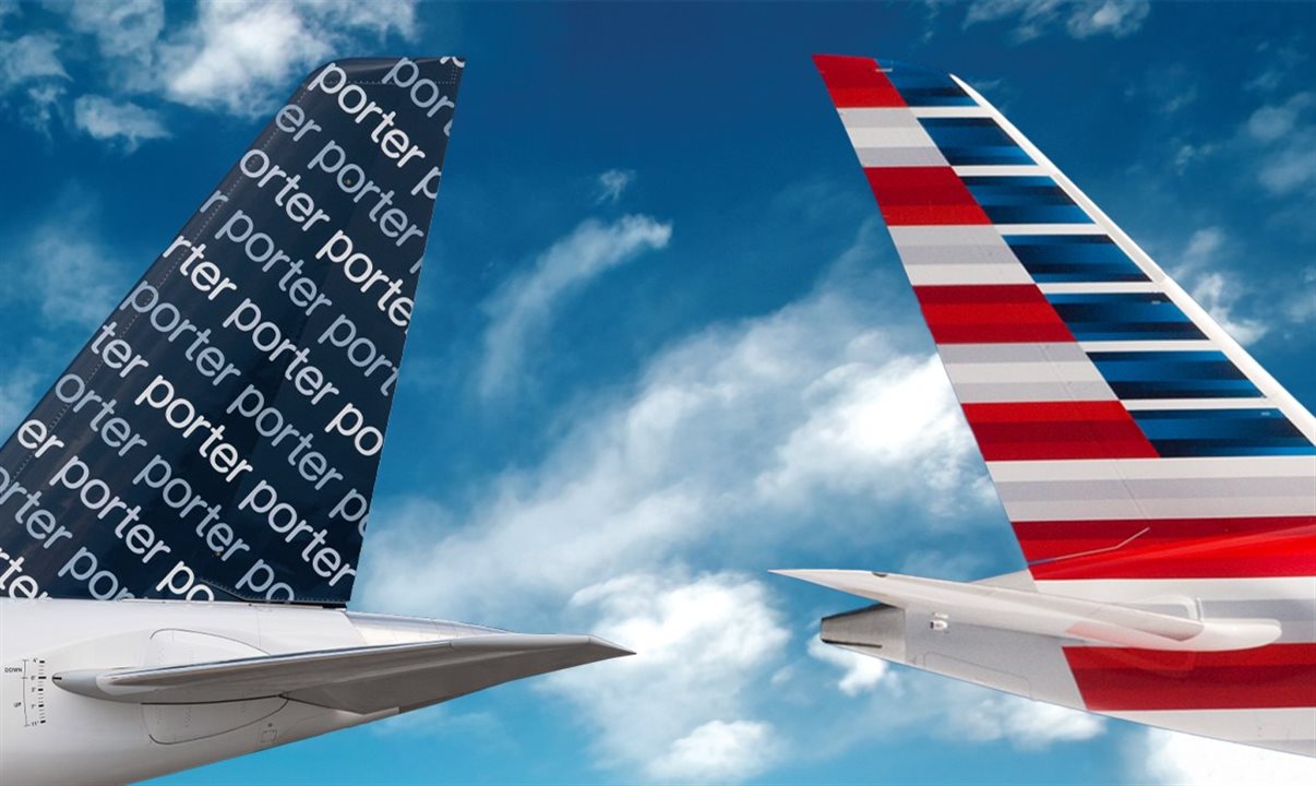 American e Porter Airlines anunciam acordo de codeshare
