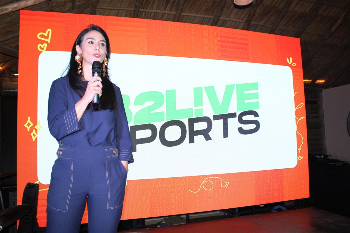 Vitor Bauab e Luciana Fernandes, da B2LIVE