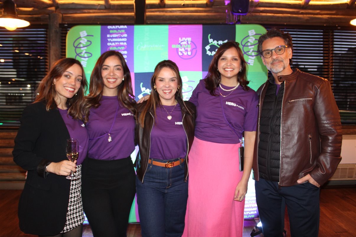 Vitor Bauab e Luciana Fernandes, da B2LIVE