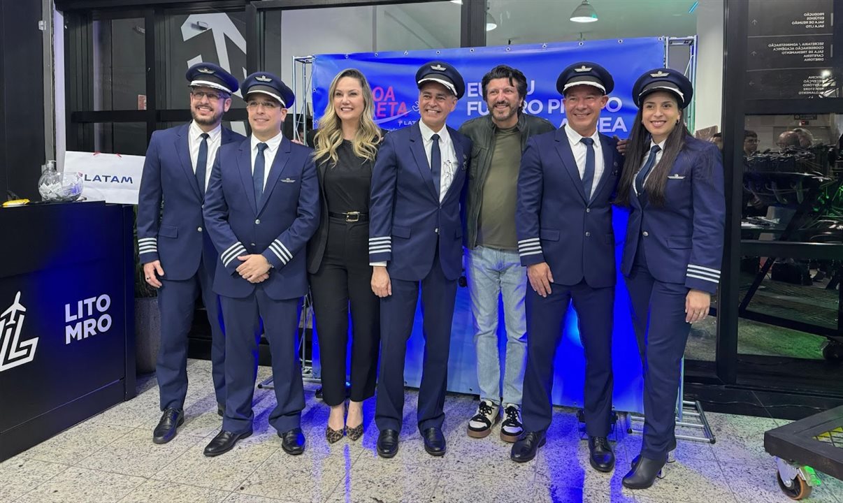 Comandantes e copilotos da Latam apresentaram a rotina, o processo de formação e os requisitos técnicos e comportamentais exigidos no mercado