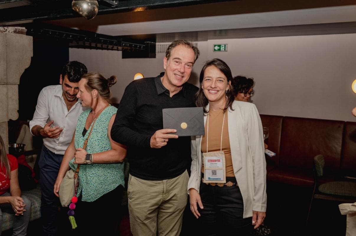 Jean Luc Bottot, da Partir, e Juliana Girão, do Hotel Sol Ipanema