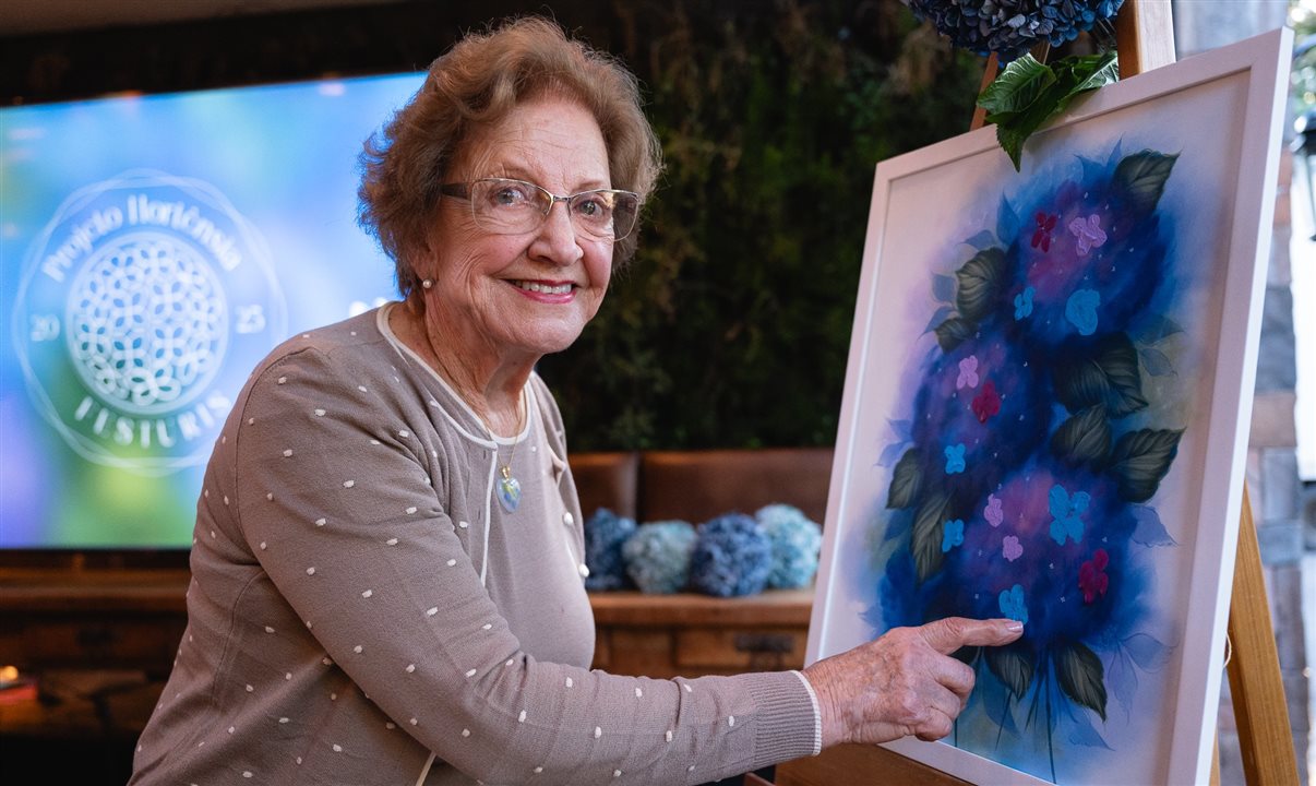 Beatriz Gehlen, idealizadora do Projeto Hortênsias
